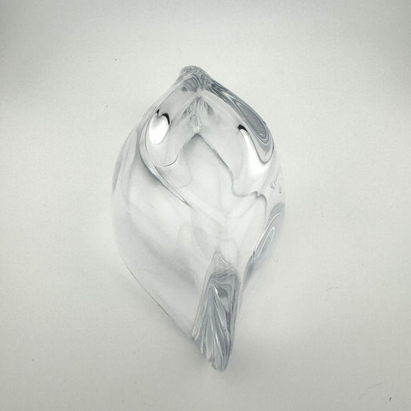 Crystalite Bohemia modern Orbit Bowl Vase 180mm from Poland - Picture 3 of 9